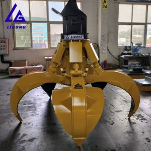 Orange Peel <strong>Grab</strong> 20Ton-30Ton Excavator Hydraulic Demolition <strong>Grab</strong> for Scrapyard and Waste Recycling Project - Product Image 5