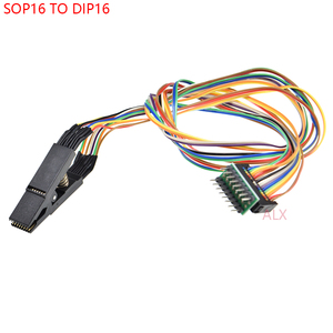 SOP SOIC SOIC16 SOP16 FLASH CHIP IC Clips de prueba BIOS sop16 a dip16 hembra Adaptador convertidor - Product Image 1