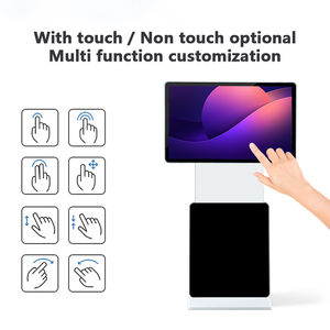 43 pollici LCD Signage Touch Screen chiosco verticale Stand Digital Signage visualizza lo schermo di rotazione per la pubblicità dei centri commerciali - Product Image 2