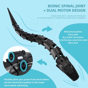 2.4Ghz Robot bionico serpente telecomando acqua giocattolo 2 modalità di velocità meccanico pitone RC animale giocattolo per bambini - Product Image 3
