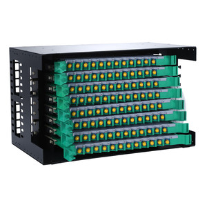 19-inch 6U ST Single Mode ODF <strong>Patch</strong> <strong>Panel</strong>, 96 Core Fully Equipped <strong>with</strong> ST Adapters - Product Image 2