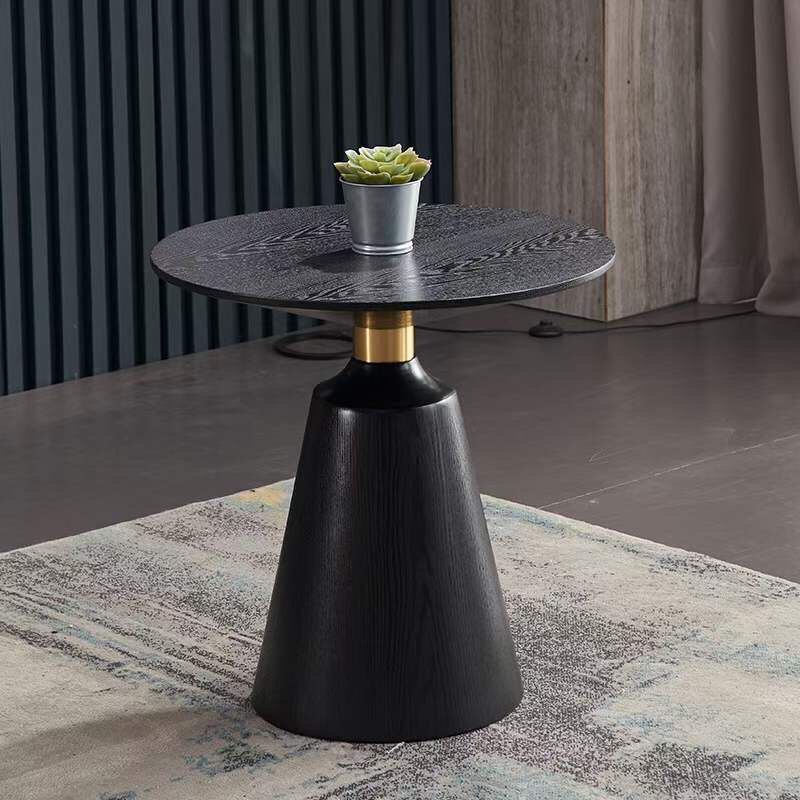 Table d'appoint en bois massif diamètre 60
