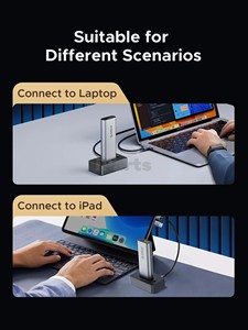 IParts Orico M.2 SSD muhafaza Dock NVMe SATA USB3.2 Personal 10Gbps alüminyum alaşım 8TB Max 2 in 1 kablo aracı kişisel kullanıcı için ücretsiz - Product Image 5