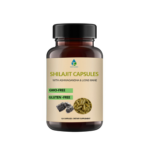 Pure Himalayan Shilajit With Ashwagandha <strong>Panax</strong> Ginseng Shilajit <strong>Capsule</strong> for Energy Boost Shilajit <strong>Capsules</strong> - Product Image 1