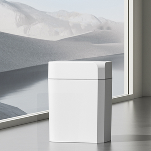 自動非接触スマートセンサーゴミ箱ステンレス鋼とプラスチックのホームキッチンホームとオフィススマートビンゴミ箱 - Product Image 2