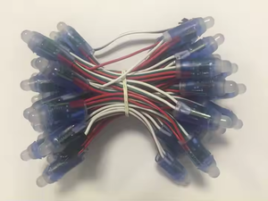 Цифровой светодиодный пиксельный свет 12 мм WS2811 IC полноцветный пиксель высокий светодиодный модуль света DC 5 В вход IP68 водонепроницаемый RGB цвет от фабрики - Product Image 5