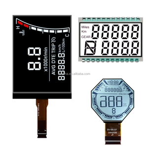 Zweifarbiges LCD-Bildschirm anzeige modul mit Hintergrund beleuchtung für das Temperatur regelungs manometer Rotgrün-Luftent feuchter segment - Product Image 1