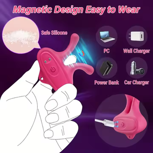 Tragbarer Nippel clip Vibrator Tease Nippel Brust stimulator Brust G-Punkt <span class=keywords><strong>Massage</strong></span> gerät Adult Female Mastur bator Produkt - Product Image 5