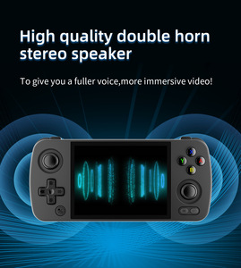 เครื่องเล่นเกม RG405M PSP แบบพกพาพร้อมจอยสติ๊ก4 "IPS ทัชสกรีนในตัว WiFi Hall