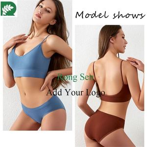 נשים ספורט חשודה אפוד קמור לא טבעת פלדה איסוף כותנה כרית נשימה נמוכה <span class=keywords><strong>g</strong></span>-מחרוזת חזייה חלקה