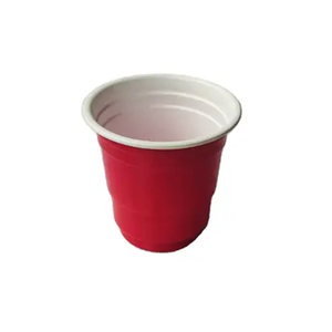 Özel 2 <span class=keywords><strong>OZ</strong></span> kırmızı plastik tek kullanımlık bira Pong kupası Opp torba içinde Bar parti düğün atış cam iç<span class=keywords><strong>in</strong></span> fincan oyun