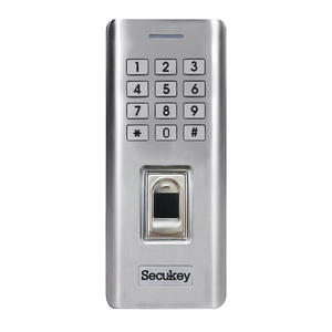 SF5 Standalone impermeabile IP66 custodia in metallo biometrico codice di accesso al controllo del tempo presenza porta sistema di controllo di accesso