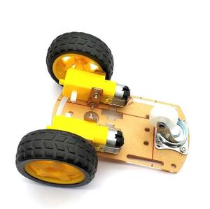 Smart Robot Car 2WD telaio del motore/controllo remoto a due ruote motrici a tre ruote universale Kit fai da te - Product Image 1