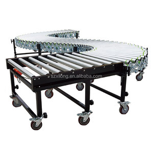 Máquina transportadora de rodillos de mesa de transporte de 50kg, transportador de carga de bolsas de 50kg - Product Image 1