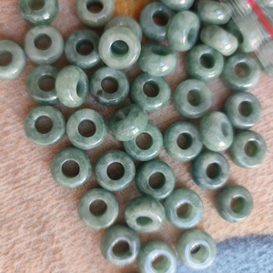 Natural Grade a Burma <strong>Jade</strong> Beads 5*10mm Green <strong>Jade</strong> Rondel Beads Loose - Product Image 2