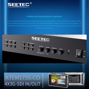 SEETEC ATEM173S-CO 17.3 "<span class=keywords><strong>Monitor</strong></span> direttore portatile, 16-ch misuratore <span class=keywords><strong>Audio</strong></span>, falsi colori, picco, per il villaggio Video, fornitore OEM - Product Image 5