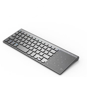 Mini teclado inalámbrico portátil Touchpad para multidispositivo 2,4 GHz USB Compatible TVWindows Android Chrome OS Laptop Tablet - Product Image 5