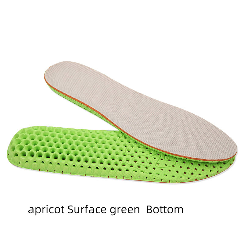 Fond vert surface abricot
