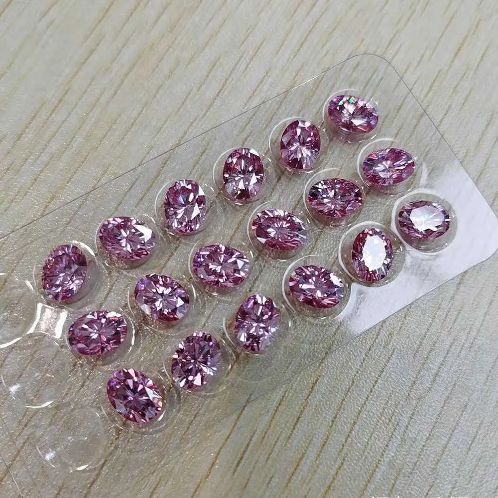 GRA Oval schliff 3-5mm Moissanit Großhandels preis loser Edelstein D Farbe VVS1 Moissanit Diamant