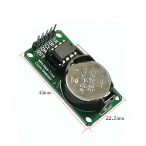 DS1302 modulo di orologio in tempo reale CR2032 elettronico di interruzione di corrente RTC MCU scheda di espansione - Product Image 2