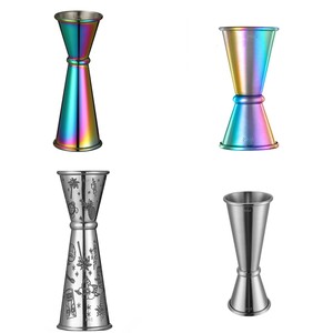 Altın yüzük ölçüm kupası japon jigger ile Bartender araçları Jigger Logo paslanmaz çelik jiggers ile - Product Image 3