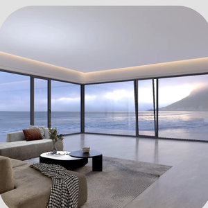 German 85 System Large Field of View Casement <strong>Window</strong> with Narrow Frame Good Security and Easy Opening - Product Image 1