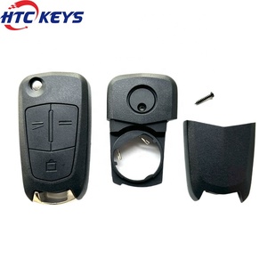 Car <strong>Key</strong> Cover 3 Button Smart <strong>Flip</strong> Shell case Blank for O-pel - Product Image 4