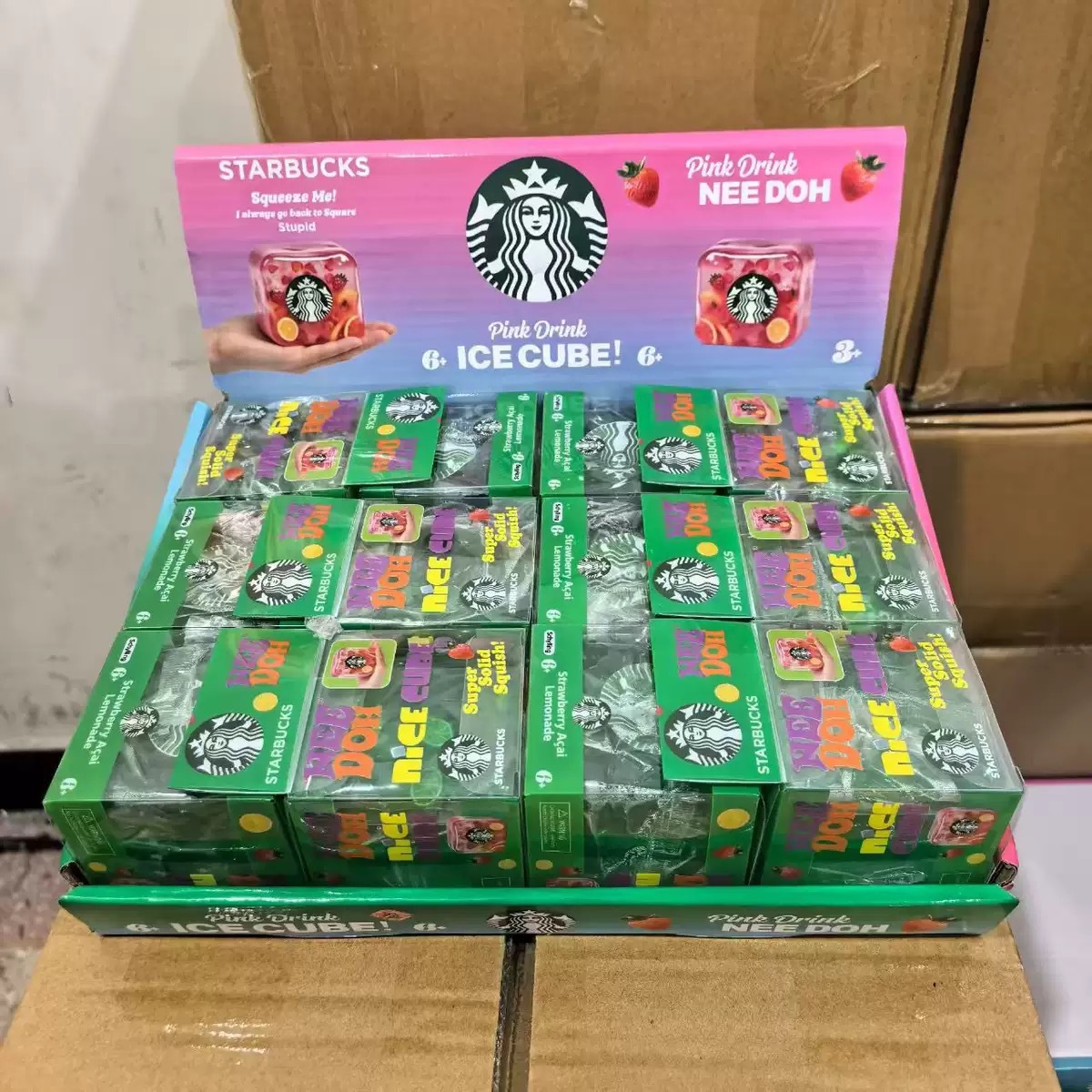 Green starbucks square-5.5 cm