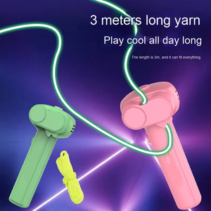 手持绳酷玩具电动绳螺旋桨绳射手在儿童黑暗循环套索中发光 - Product Image 3