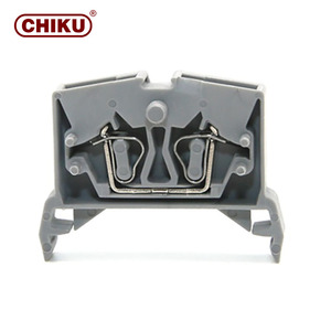 CHIKU Resorte Tipo Jaula Entrada frontal Micro Cableado Abrazadera Jaula Enchufable Din Rail Conector Bloque de terminales - Product Image 1
