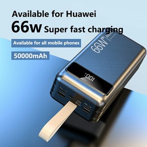 电源组50000毫安快速充电高容量USB C 7端口电池组，带发光二极管手电筒和数字显示器 - Product Image 4