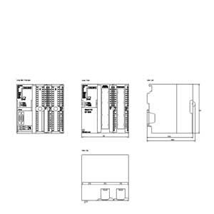 SPS Programmier bare Logik steuerung für die industrielle Automatisierung SIEMENS PLC 6ES7313-5BG04-0AB0