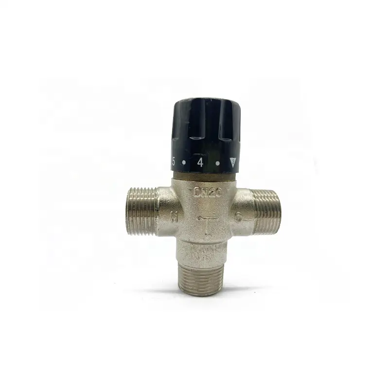 Thermostatic Mixing Valve G1/2 for Shower System Water Temperature Control Hot Cold Water Regulator