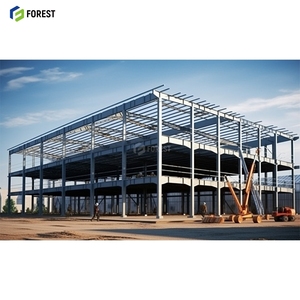 Edificio per uffici con struttura in acciaio modulare multilivello con rivestimento Anti-corrosione e sistema di pianale - Product Image 1