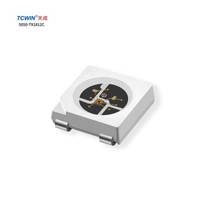 Tcwin TX1812 0,2 Вт Rgb СВЕТОДИОДНЫЕ Чипы Smd 5050 5 В встроенный микросхем полного спектра цифровой программируемый пиксовый диодный модуль ограждения, модуль светодиодной системы управления приложением pro max - Product Image 1