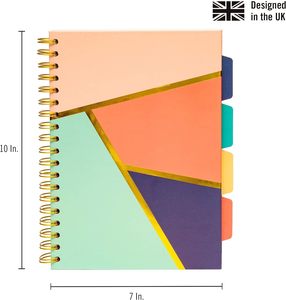新产品简约设计纸套笔记本带logo定制学生练习册螺旋记事本 - Product Image 2