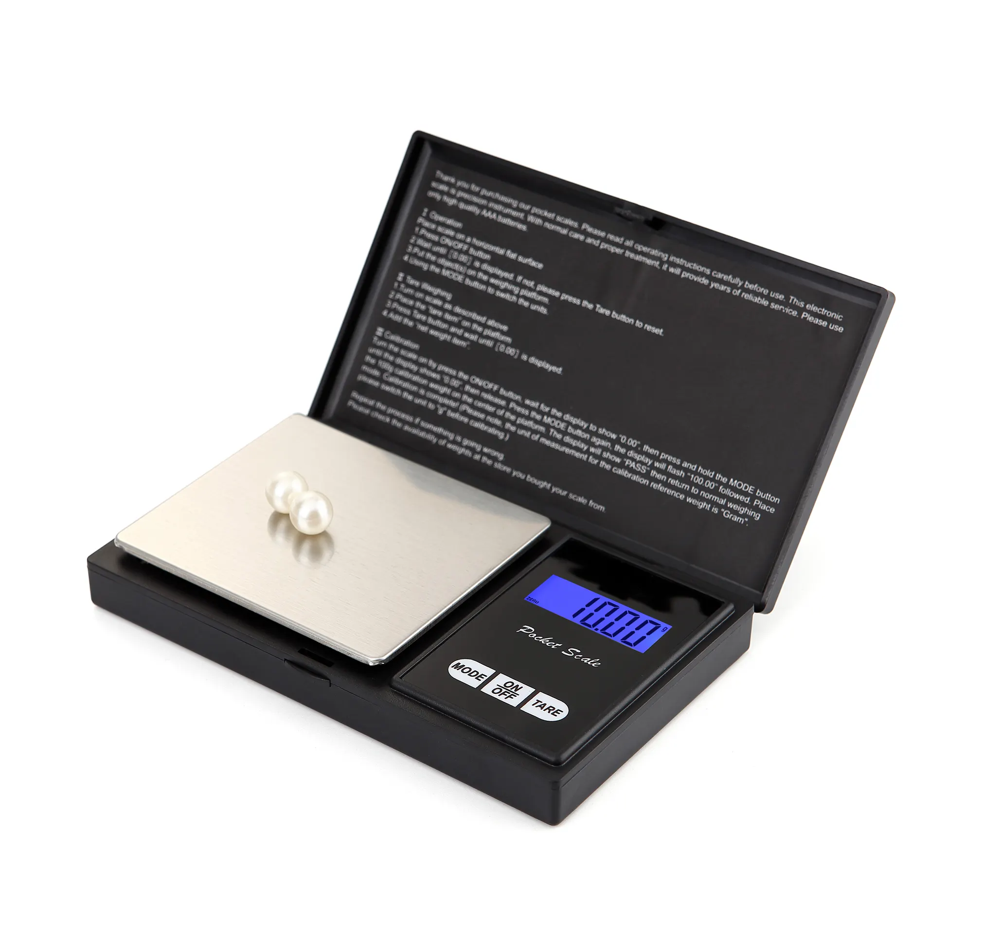Báscula digital de precisión para joyería, balanza de bolsillo personalizable de 100g, 200g, 300g, 500g, 1kg, 0,1g, 0.001g