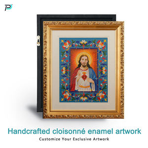 Tùy Chỉnh Sang Trọng Hiện Đại Đóng Khung Sơn Tường Nghệ Thuật Chúa Giêsu Chân Dung Acp Sơn Tường Trang Trí Treo - Product Image 2