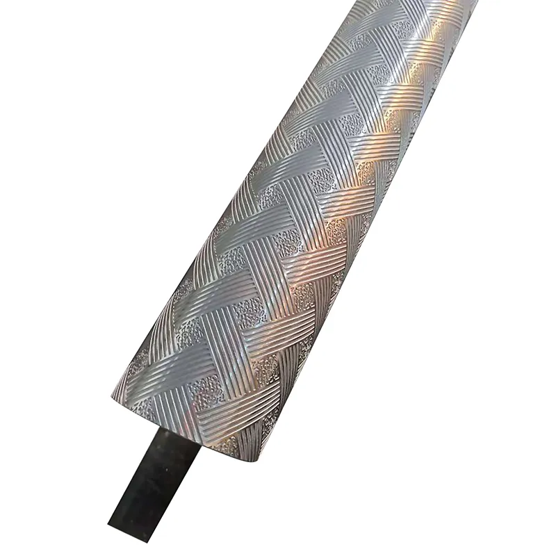 Combinación de rodillos de acero para máquina de repujado Rodillo de acero inoxidable Repujado de papel de aluminio