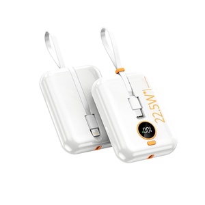 Banco de energía de 20000mAh, cargador PD22.5w QC3.0 de carga rápida con cables integrados - Product Image 1