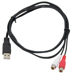 Cable de audio y video AV macho a 2RCA hembra USB 2,0 personalizado de fábrica - Product Image 4