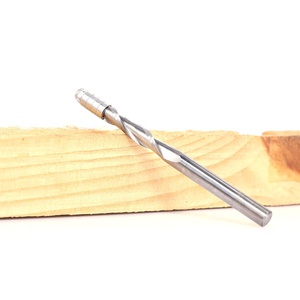 Tuôn ra TRIM Router <span class=keywords><strong>bit</strong></span> 2 sáo, 4 mang thêm dài upcut xoắn ốc cho Gỗ mẫu mô hình trang trí-1/4 "Shank - Product Image 3