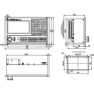 GSK-96 Controller CNC Guangzhou della macchina utensile Controller CNC 3 assi con interfaccia USB; - Product Image 3