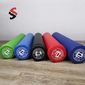 Biểu tượng tùy chỉnh PVC da tổng hợp bao phủ kéo dài cực yoga cơ bắp thư giãn vật lý trị liệu EPE bọt con lăn - Product Image 5