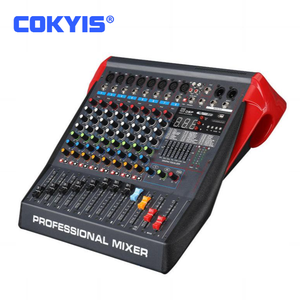 Mezclador de Audio USB profesional de 8 canales, puesta en escena en casa, tarjeta de sonido estéreo, interfaz de grabación en vivo para uso en estudio