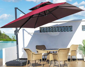 低价优质家具巨大庭院餐桌花园阳伞户外香蕉庭院伞 - Product Image 4