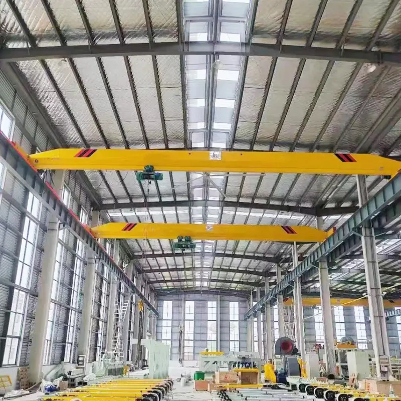Workshop Warehouse 10ton wireless control Under Running single girder Crane