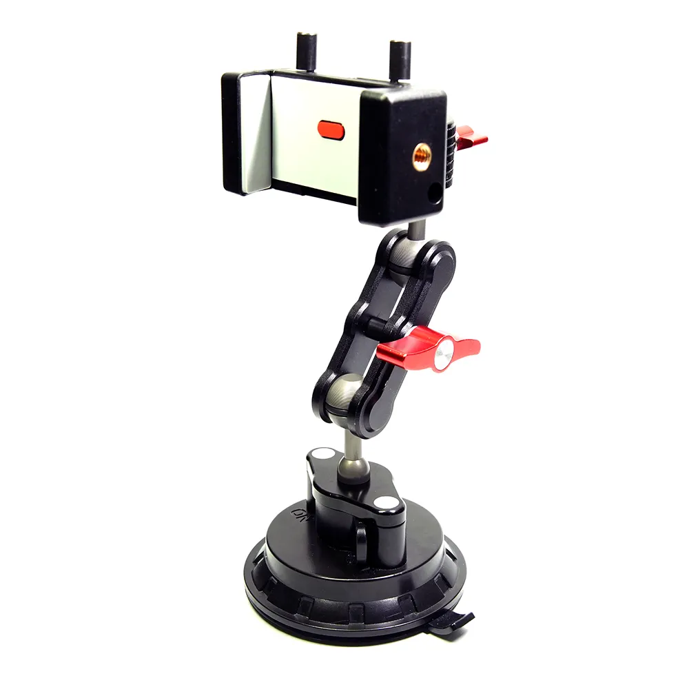 TENGDAFEI Magic Arm Strong Suction Cup Aluminum Alloy Mount Car Sports Cameras Mobile Phones Action Camera For Gopro Mount