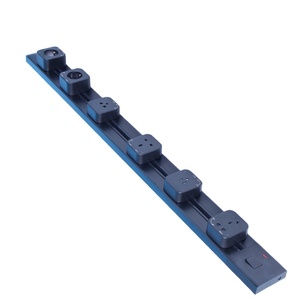Zócalo móvil de alimentación de pista de escritorio, extensión multifuncional universal, enchufe móvil para cocina, sala de estar, Mesa - Product Image 2