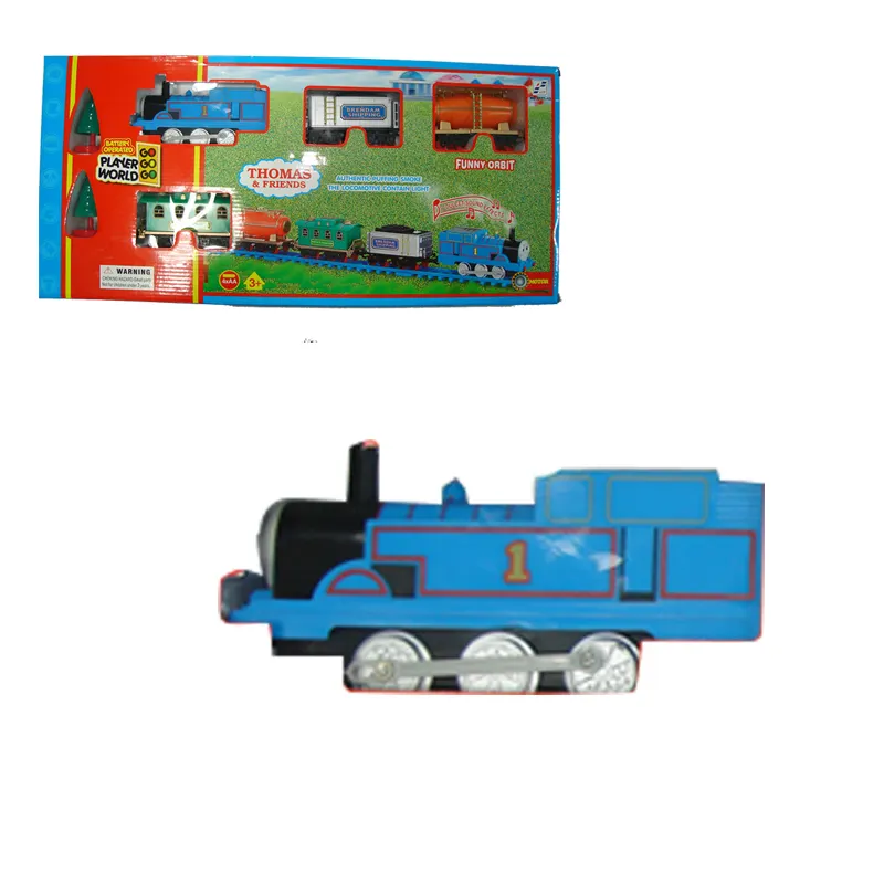 2020 wholesale Thomas plastic train electric intelligent assembled track toy